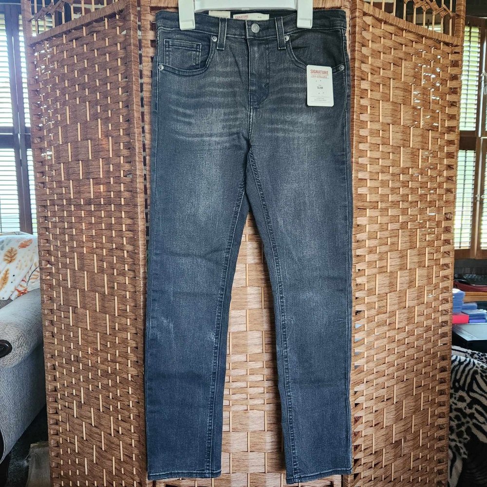 Levis Signature Slim Jeans Boys Size 14 Regular - NWT